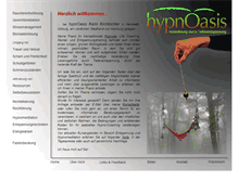 Tablet Screenshot of hypnoasis.de